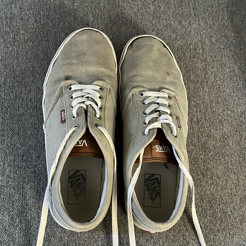 Lightly Work Gray Vans - Picture 2 of 3